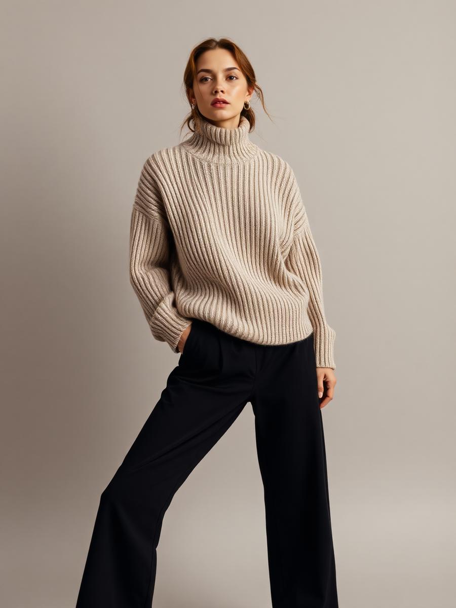 Hale Ribbed Cashmere Sweater